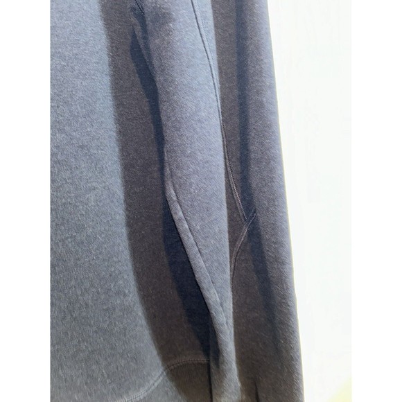 $128 Lululemon Mens Full Zip Up Hoodie Jacket Sz M Hooded Navy Blue Heather - Picture 9 of 14
